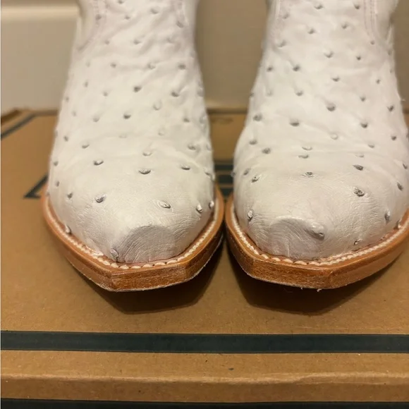 Tecovas The Sadie Snow Ostrich Size 9 - Picture 9 of 12